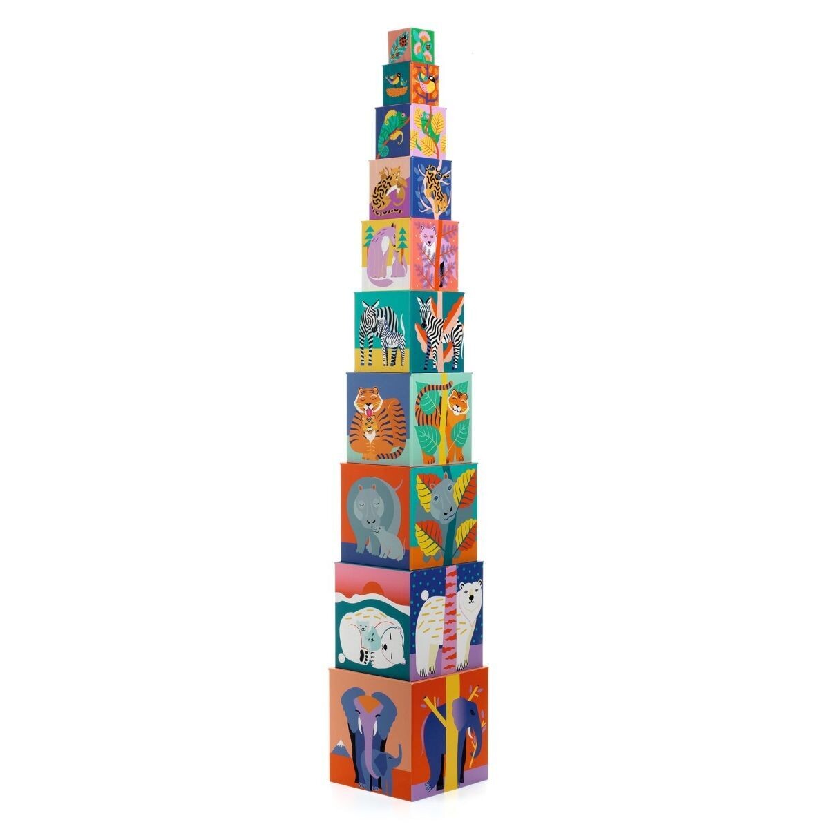 STAPELTURM - WILDE TIERE von DJECO