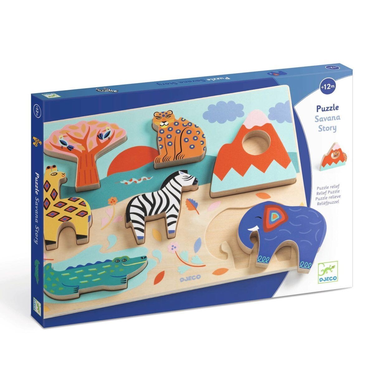 HOLZPUZZLES - Savana Story von Djeco