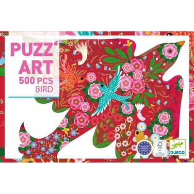 PUZZ'ART - 500 teilig - "Bird" von Djeco