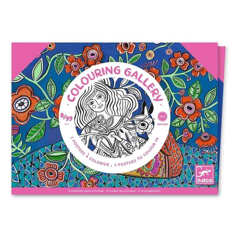 Ausmalbilder - Colouring Gallery - Ausmalbilder - Colouring Gallery - "Blütezeit" von Djeco