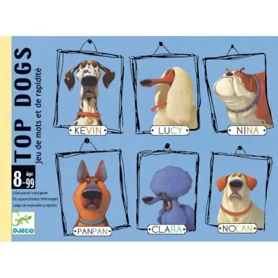 Kartenspiel - TOP DOGS von DJECO