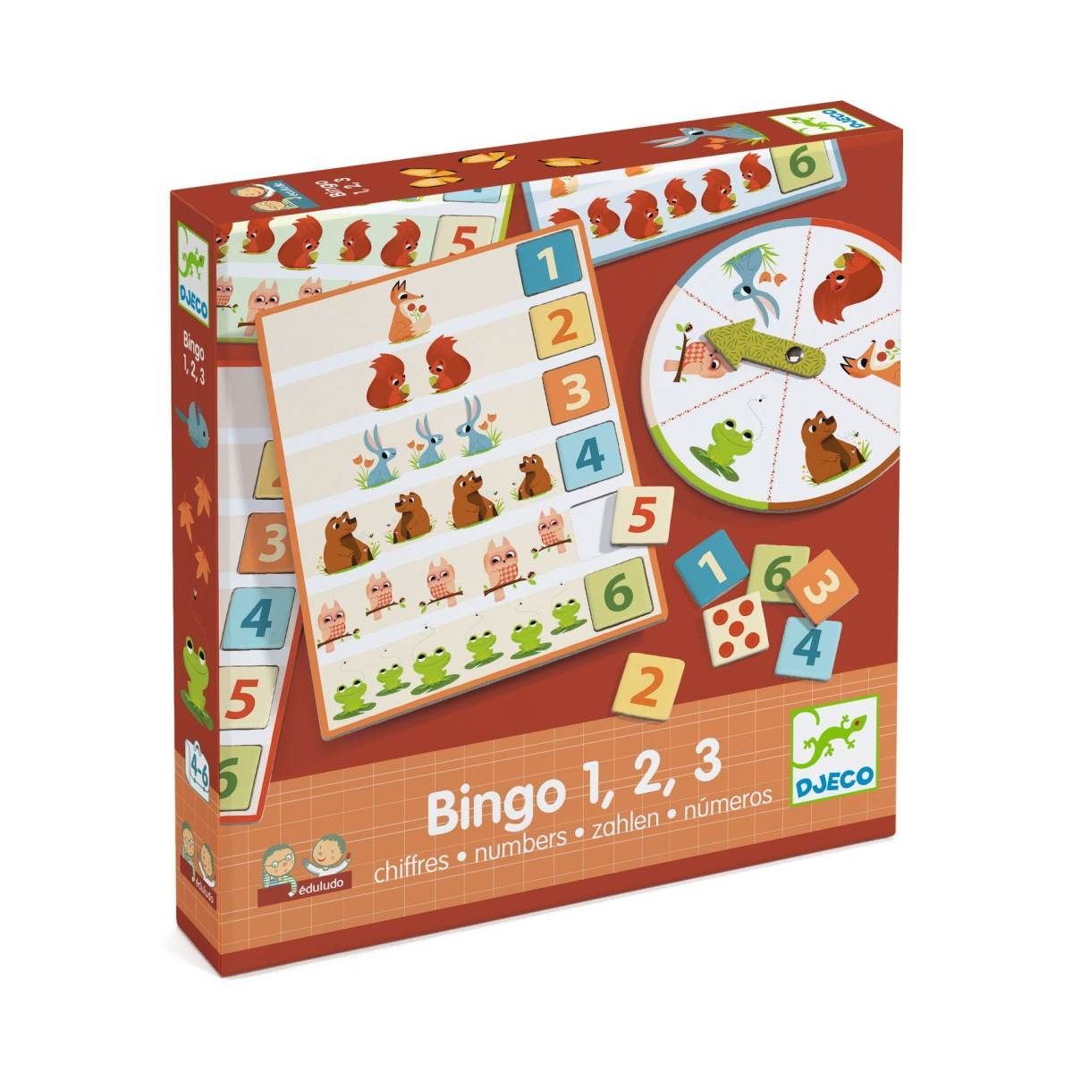 LERNSPIEL - Bingo Zahlen von DJECO