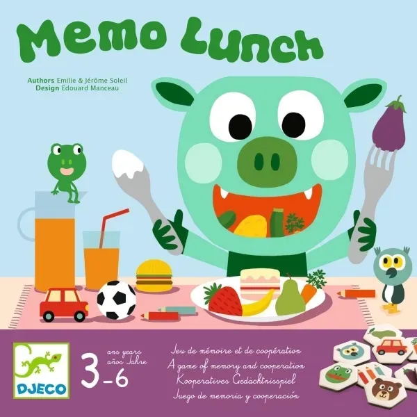 Spiel - MEMO LUNCH von DJECO