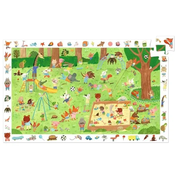 Wimmelpuzzle - "Spielplatz" von Djeco