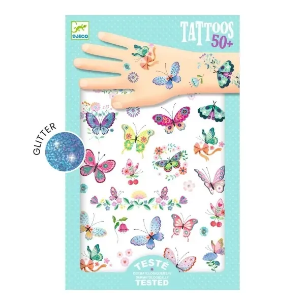 Tattoos - "Schmetterlinge" von Djeco