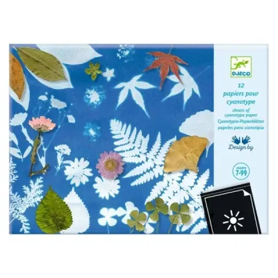 Kleines Kreativ-Set - BLAUDRUCK PAPIER von Djeco Kleines Kreativ-Set - BLAUDRUCK PAPIER von Djeco