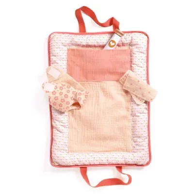 POMEA -  Puppen Wickeltasche "Pink Peak" von Djeco