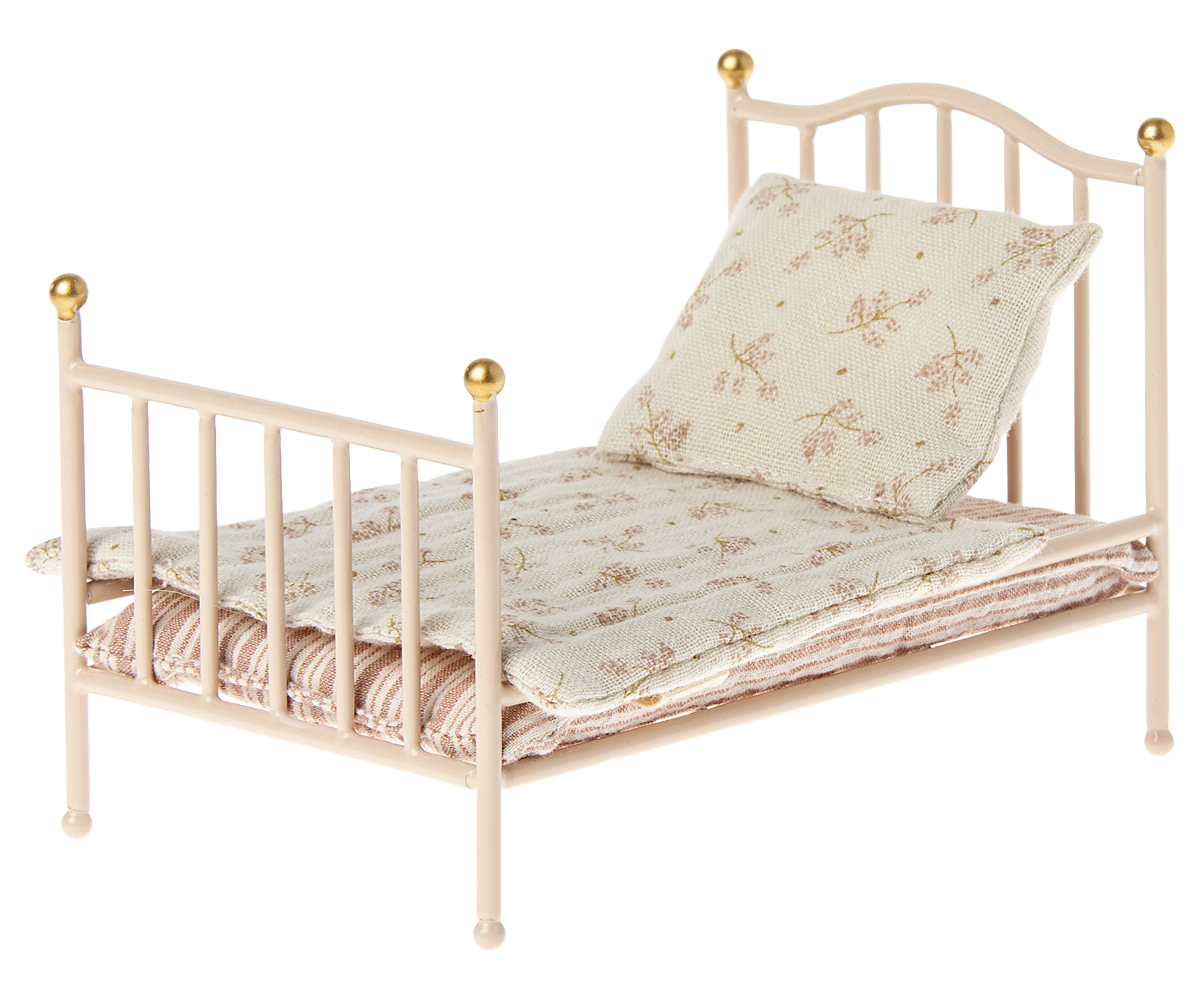 MAILEG - Vintage Bett - "Rose"