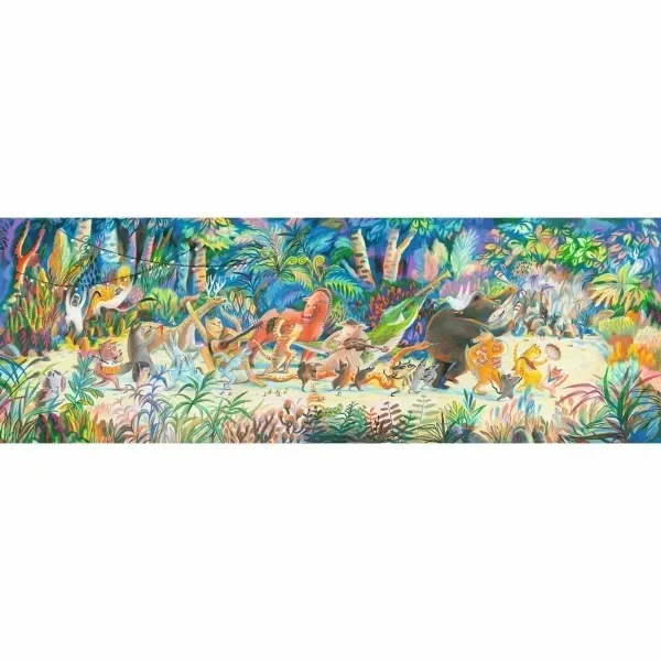 Puzzle Gallery - "Woods Music Band - 200 Teile"  - Djeco