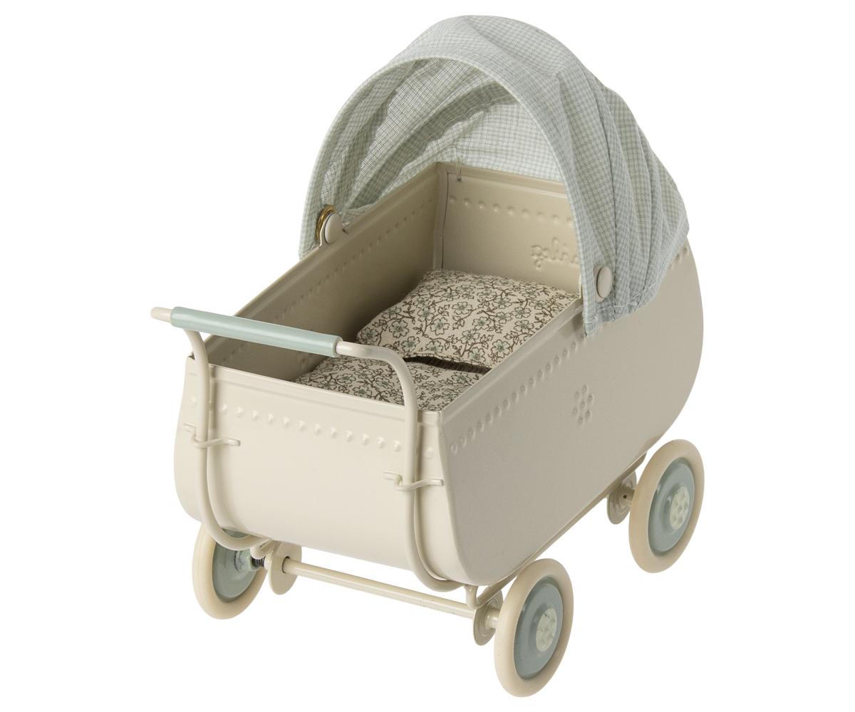 MAILEG - Kinderwagen, Mikro - "Blau"