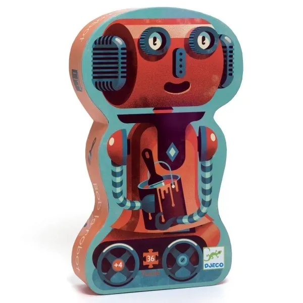 Puzzle - " Bob der Roboter"  - 36 Teile - von Djeco