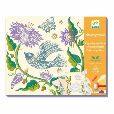 Workshop GRAVUR - PASSIONSBLUME von DJECO Workshop GRAVUR - PASSIONSBLUME von DJECO
