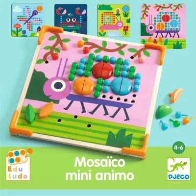 Lernspiel Mosaik - MINI ANIMO von Djeco Lernspiel Mosaik - MINI ANIMO von Djeco
