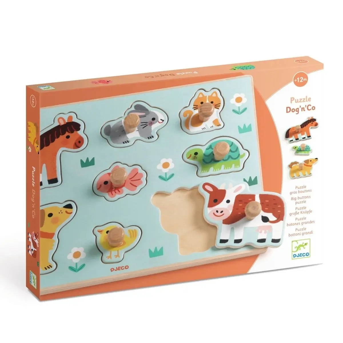 Holzpuzzle - DOG'N'CO von Djeco