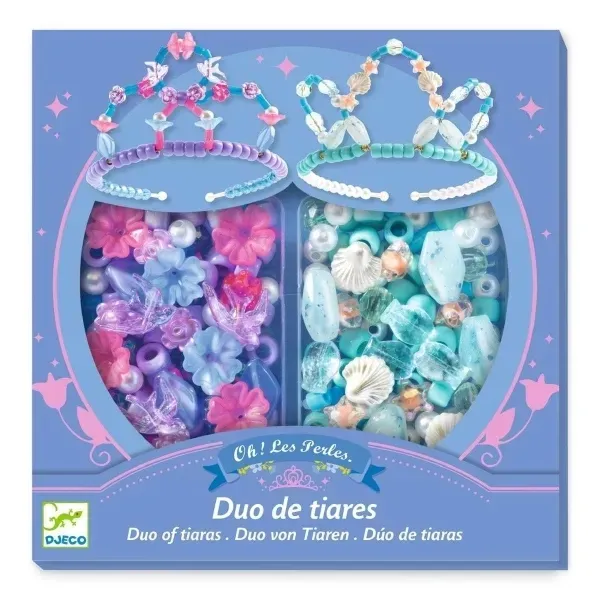 Schmuck basteln - "Tiaras Blau" von Djeco