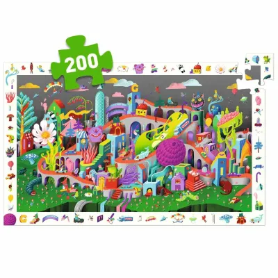 Wimmelpuzzle: Crazy Town - 200 Teile