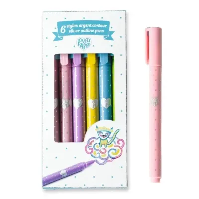 6 Konturenstifte - Djeco