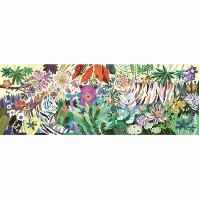 Puzzle Gallery 1000-teilig - RAINBOW TIGERS von DJECO