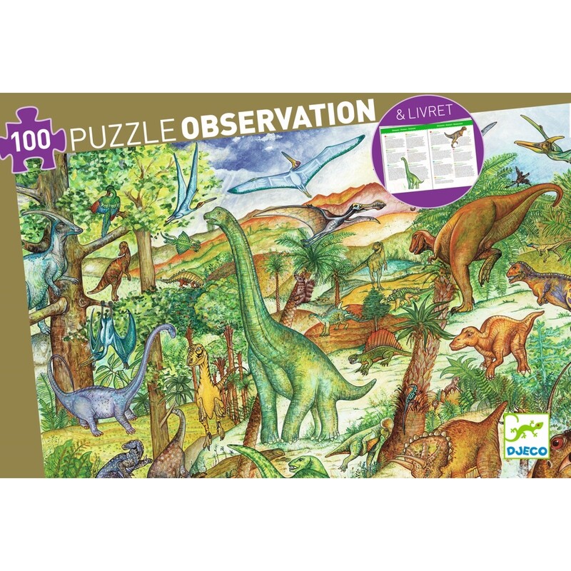 Suchpuzzle 100-teilig - DINOSAURIER Suchpuzzle 100-teilig - DINOSAURIER