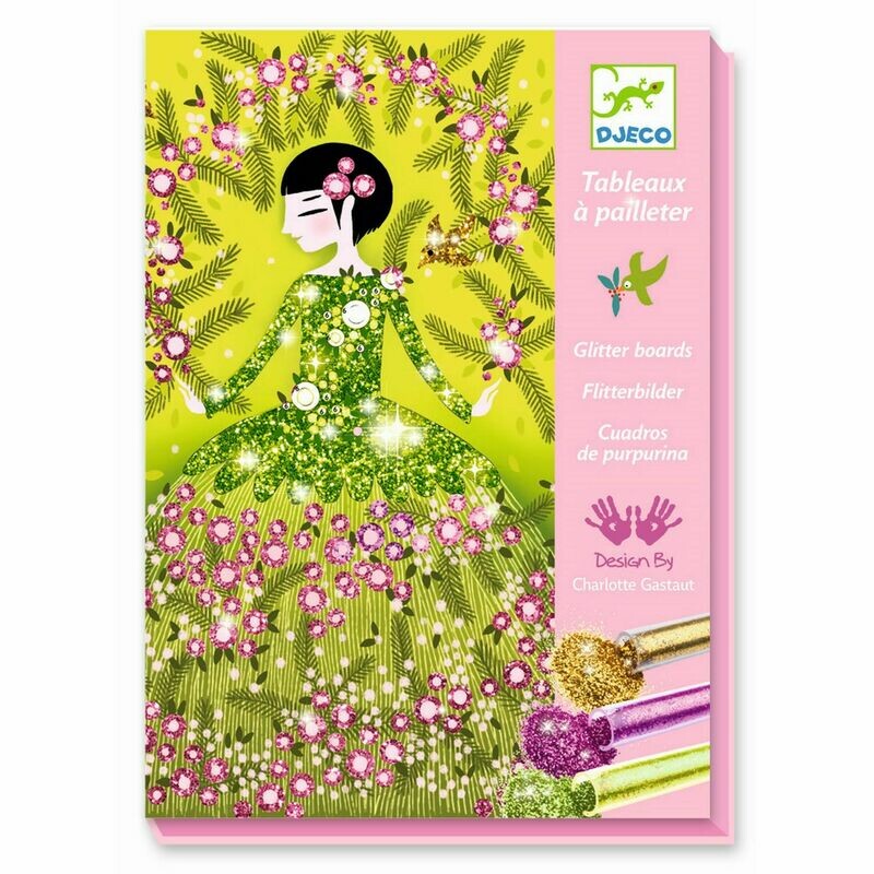 Kreativ-Set GLITZERBILDER - GLITZERNDE KLEIDER Kreativ-Set GLITZERBILDER - GLITZERNDE KLEIDER