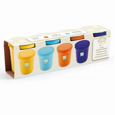 4 TÖPFCHEN KNETE - NATUR 4 TÖPFCHEN KNETE - NATUR
