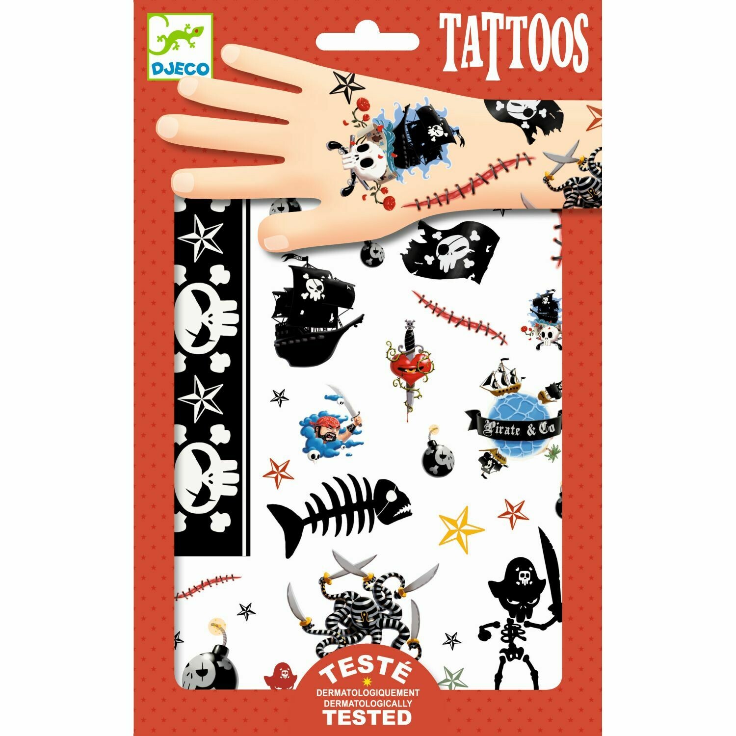 DJECO TATTOOS - PIRATEN DJECO TATTOOS - PIRATEN