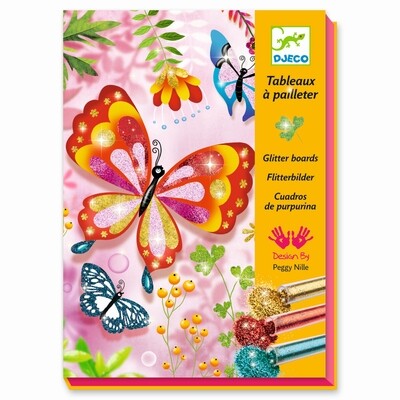 Kreativ-Set GLITZERBILDER - SCHMETTERLINGE