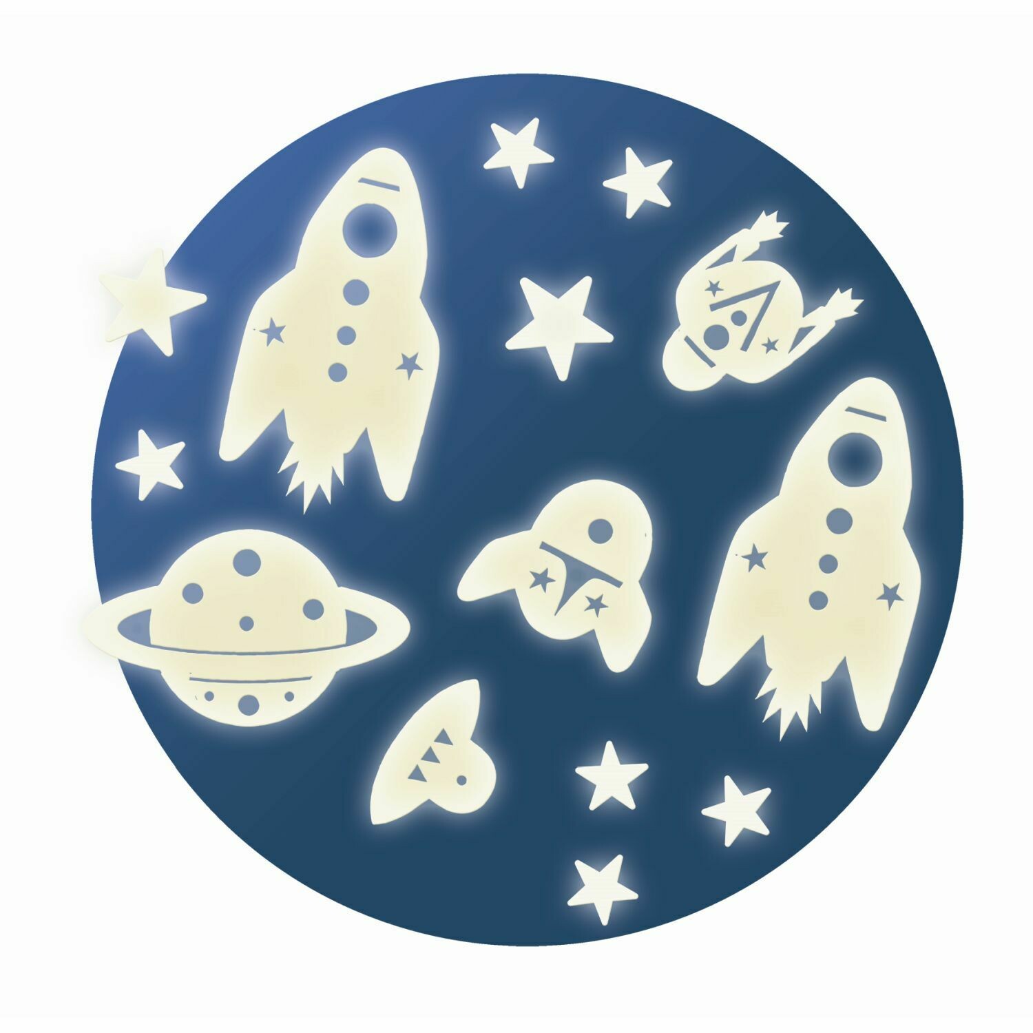 leuchtende Wandsticker von DJECO - SPACE MISSION