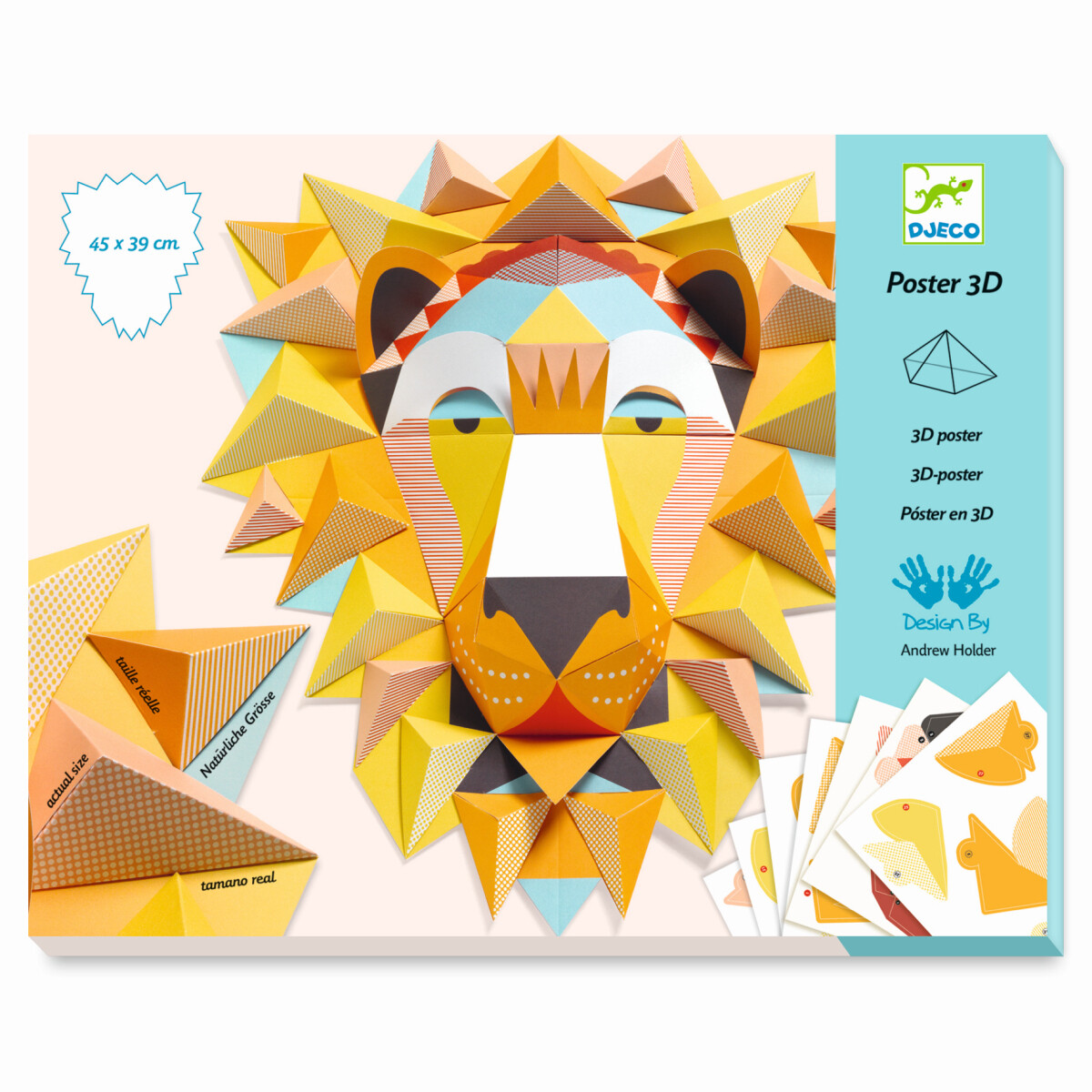 Kreativ-Set - PAPIERKUNST - 3D Poster - KÖNIG Kreativ-Set - PAPIERKUNST - 3D Poster - KÖNIG