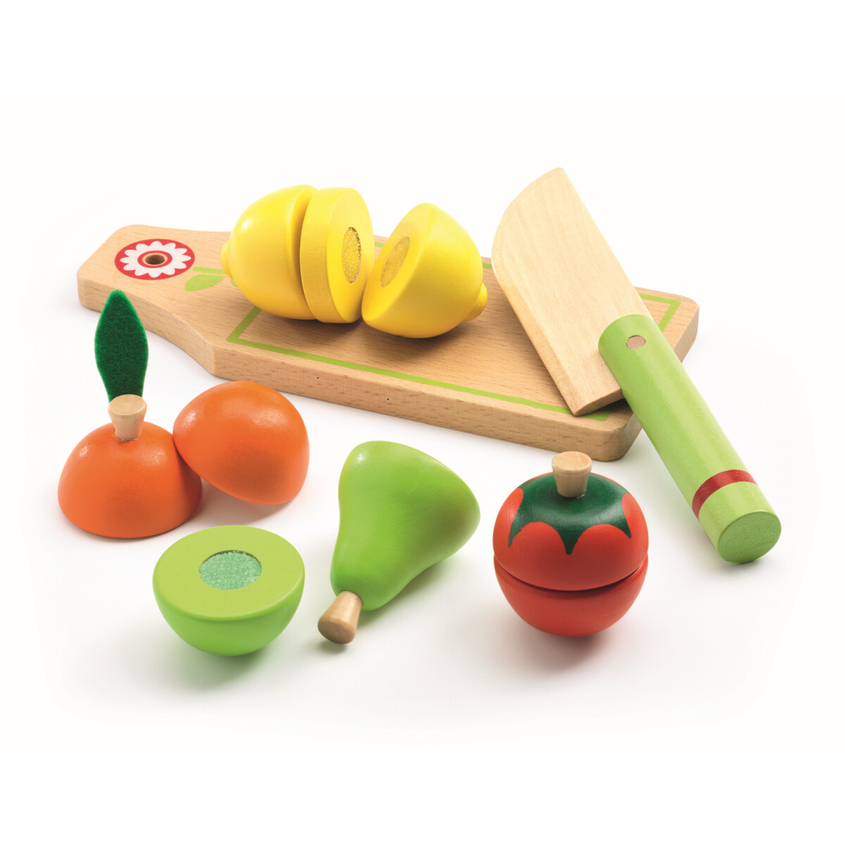 Rollenspiel - Schneidebrett mit OBST UND GEMÜSE