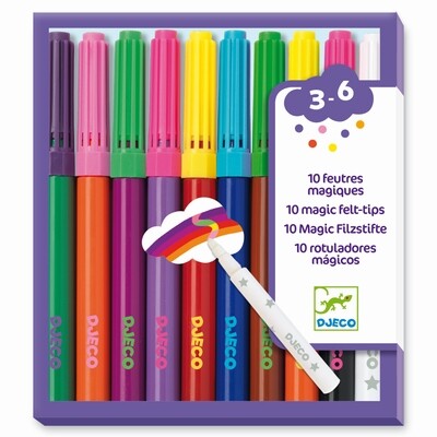 10 magische Filzstifte von DJECO 10 magische Filzstifte von DJECO