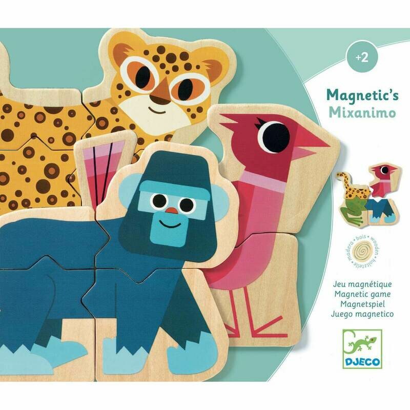 Holz Magnete - MIXANIMO von DJECO