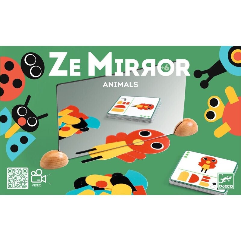 Lernspiel mit Spiegel - ZE MIRROR TIERE von DJECO Lernspiel mit Spiegel - ZE MIRROR TIERE von DJECO