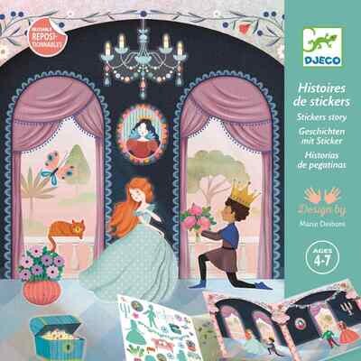 Sticker-Set  - GESCHICHTEN MIT STICKERN - LEBEN IM SCHLOSS
