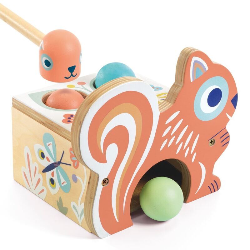Hammerspiel - BABY NUT - BABY WHITE von DJECO Hammerspiel - BABY NUT - BABY WHITE von DJECO