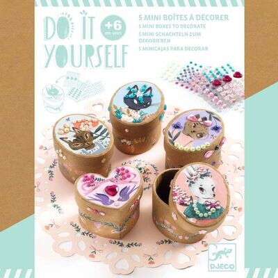 DO IT YOURSELF - Mini Schachteln von Djeco DO IT YOURSELF - Mini Schachteln von Djeco