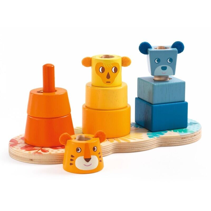 Holzspielzeug für Kleinkinder - “Multi Stack Holzspielzeug für Kleinkinder - “Multi Stack" von Djeco