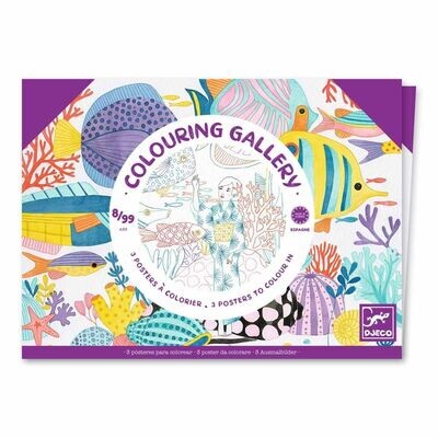 Ausmalbilder - Colouring Gallery - "Japan" von Djeco
