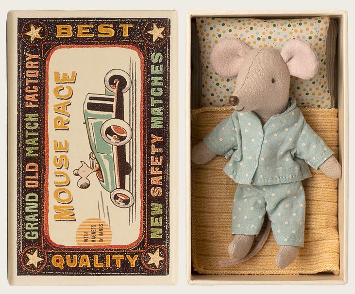 MAILEG - MAUS IN STREICHHOLZSCHACHTEL - Kleiner Bruder