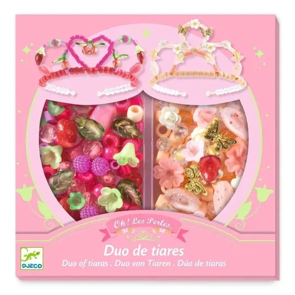 Schmuck basteln - Schmuck basteln - "Tiaras Rosa" von Djeco
