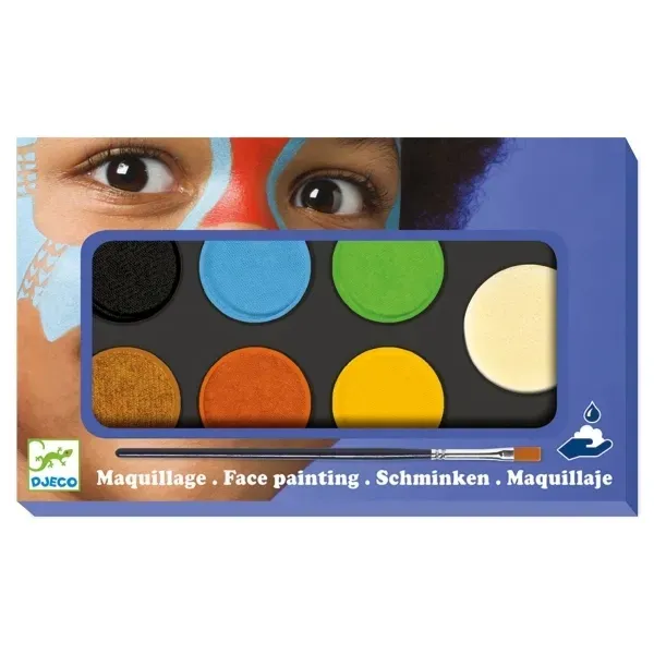 Kinderschminken: 6 Farben - "Natur" von Djeco