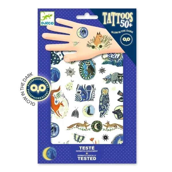 Tattoos - "Nachtschimmer" von Djeco