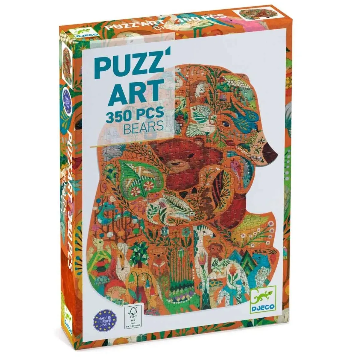 Puzzle - PUZZ'ART BÄREN - 350 Teile von Djeco