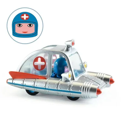 Crazy Motors - SPACE AMBULANCE von Djeco Crazy Motors - SPACE AMBULANCE von Djeco