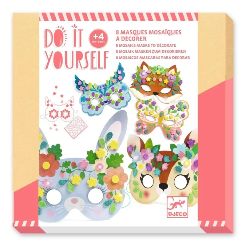 DO IT YOURSELF - Mosaik-Masken gestalten - WALDTIERE DO IT YOURSELF - Mosaik-Masken gestalten - WALDTIERE