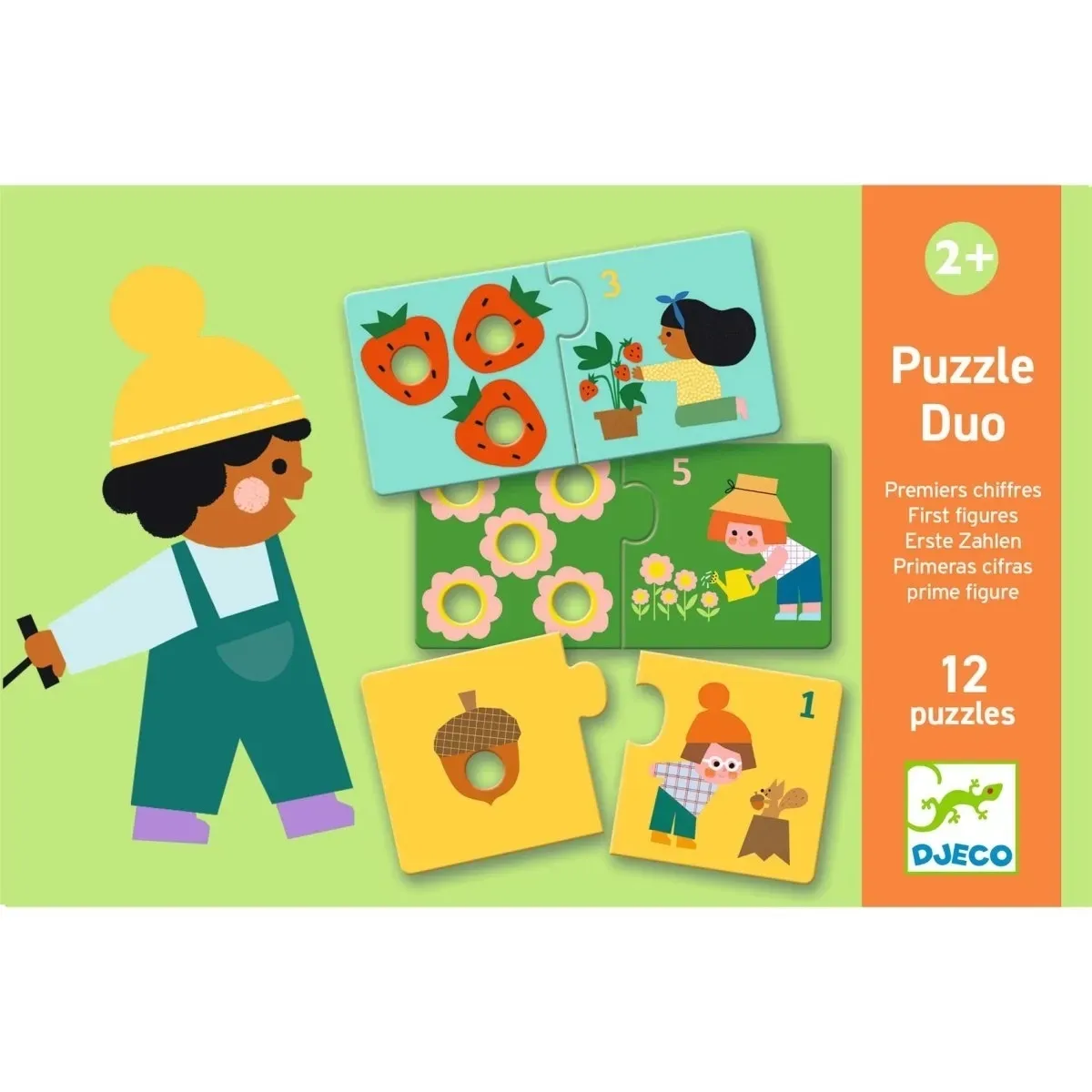 PUZZLE DUO - ERSTE ZAHLEN von DJECO