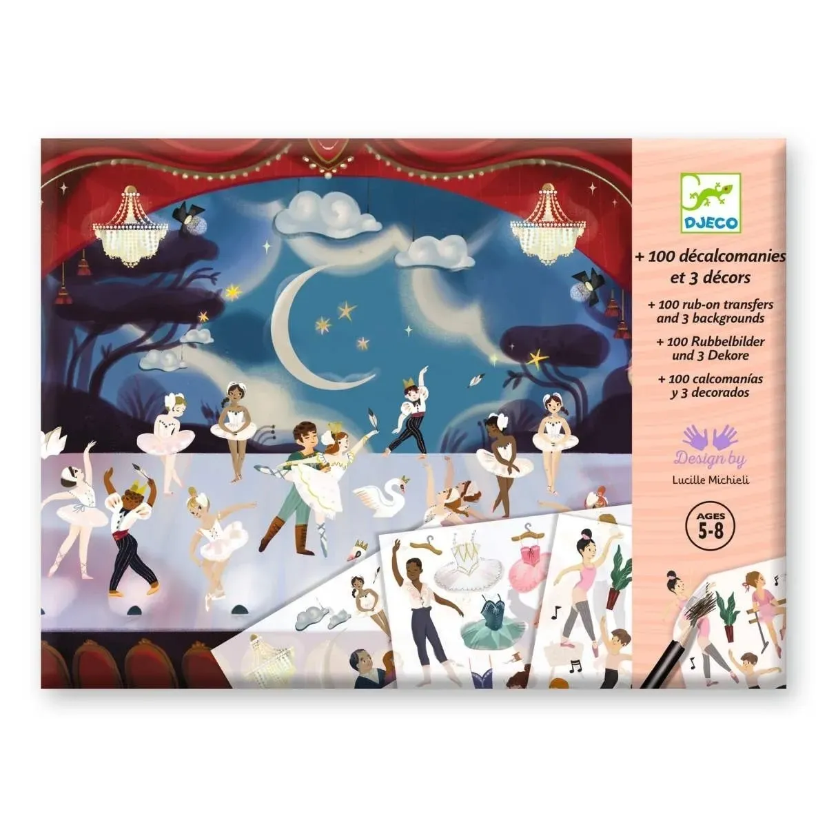 Rubbelbilder - BALLETT von Djeco Rubbelbilder - BALLETT von Djeco