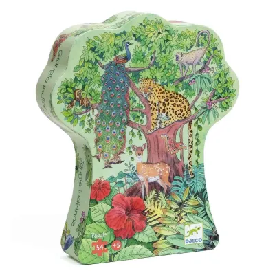 Puzzle - INDISCHER DSCHUNGEL - 54 Teile von Djeco