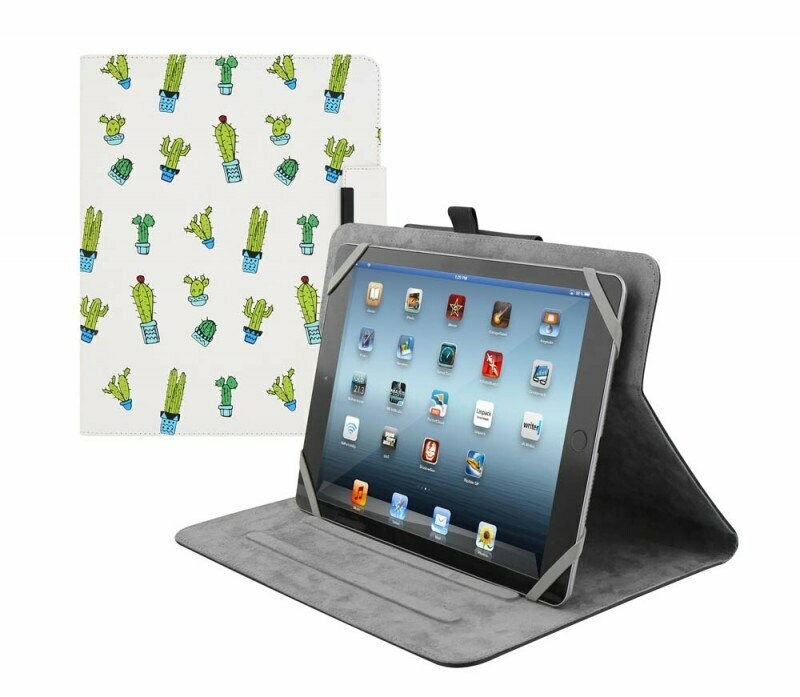 CACTUS 360 - Etui folio universel rotatif pour tablette 10 pouces