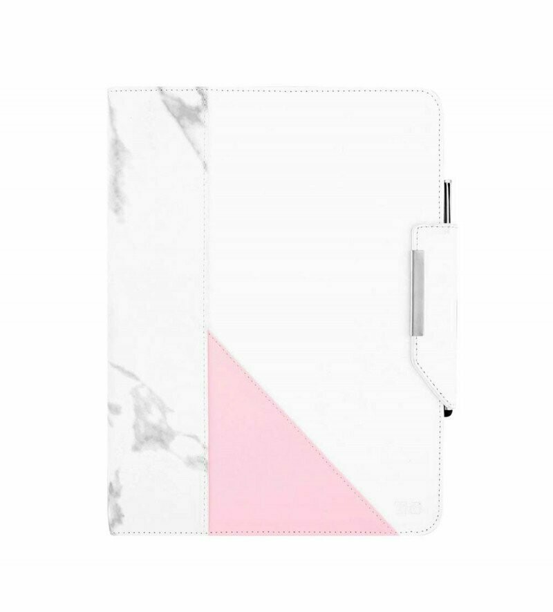 BUNDLE FOLIO MARBLE - Étui universel  tablette 10 pouces + Stylet design
